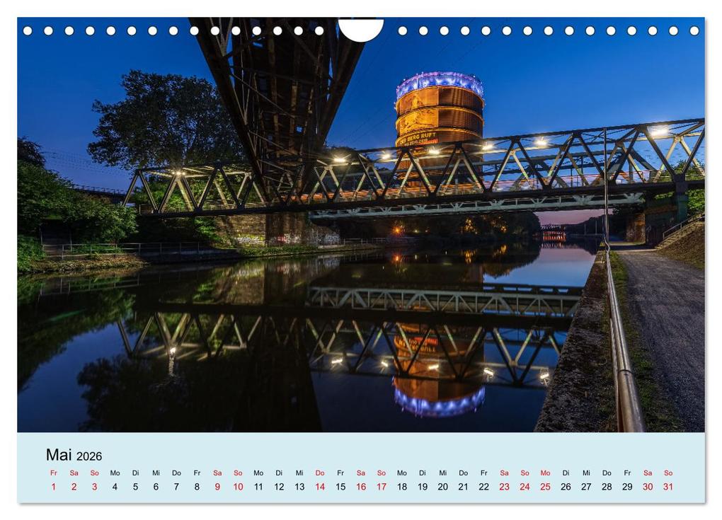 Weitere Ansicht: Ruhrnights (Wandkalender 2026 DIN A4 quer), CALVENDO Monatskalender | Frank Ebert, Calvendo