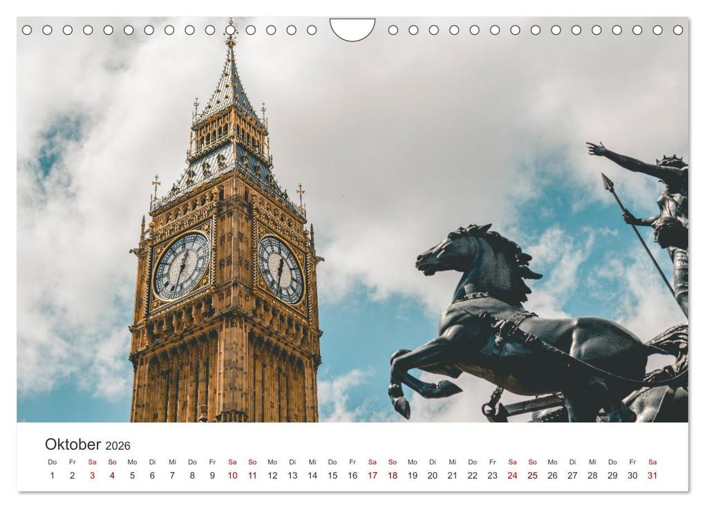 Weitere Ansicht: London - Die faszinierende Hauptstadt Englands. (Wandkalender 2026 DIN A4 quer), CALVENDO Monatskalender | Calvendo, M. Scott