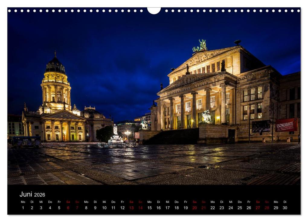 Weitere Ansicht: Eine Reise durch Berlin bei Nacht (Wandkalender 2026 DIN A3 quer), CALVENDO Monatskalender | Oliver Nowak, Calvendo