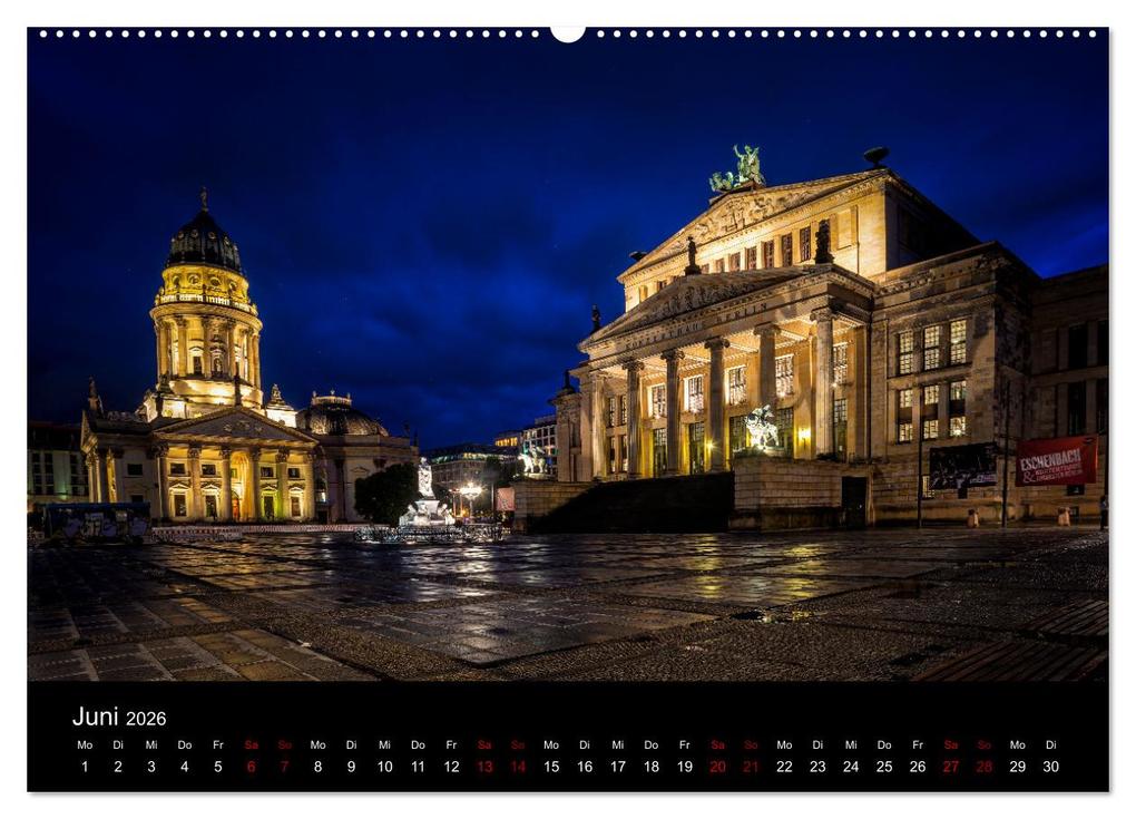 Weitere Ansicht: Eine Reise durch Berlin bei Nacht (Wandkalender 2026 DIN A2 quer), CALVENDO Monatskalender | Oliver Nowak, Calvendo