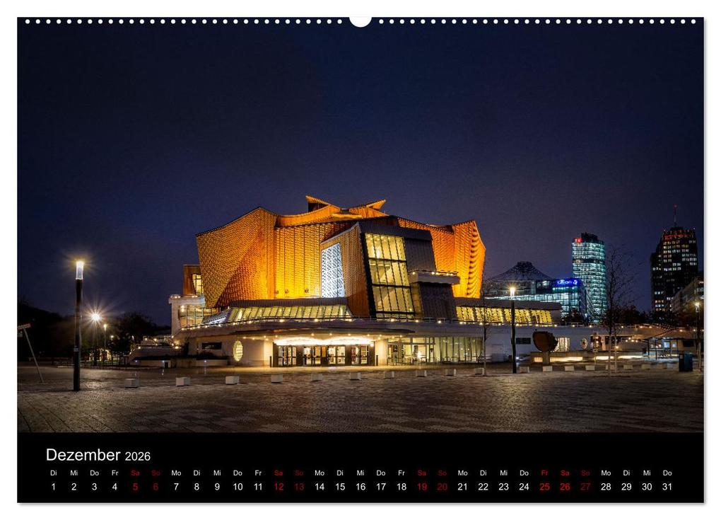 Weitere Ansicht: Eine Reise durch Berlin bei Nacht (Wandkalender 2026 DIN A2 quer), CALVENDO Monatskalender | Oliver Nowak, Calvendo