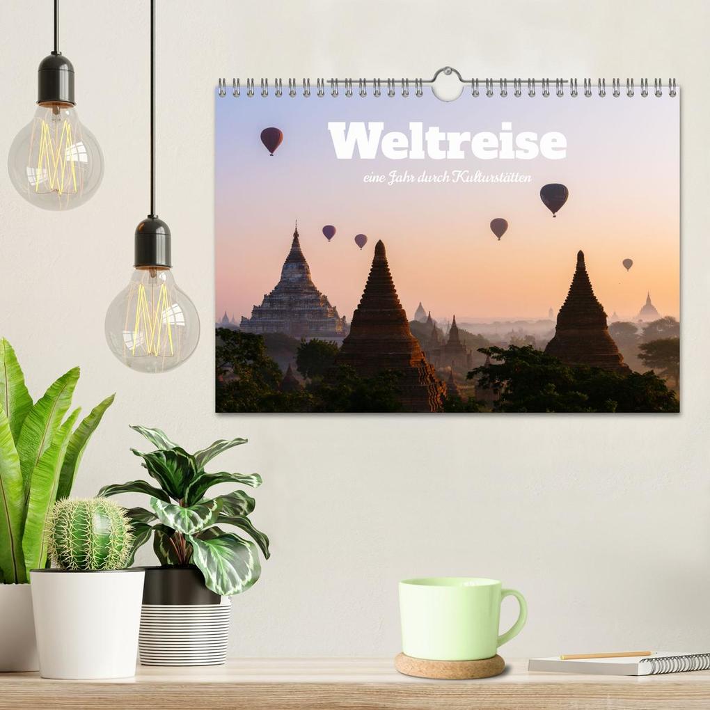 Weitere Ansicht: Weltreise - eine Jahr durch Kulturstätten (Wandkalender 2026 DIN A4 quer), CALVENDO Monatskalender | Matteo Colombo, Calvendo