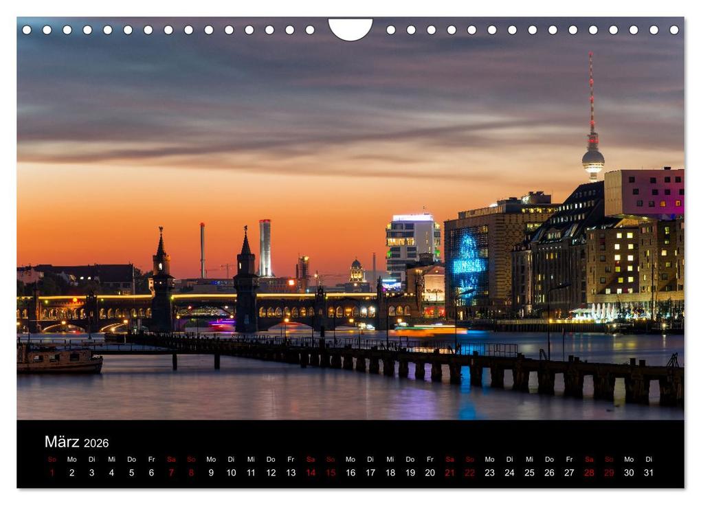 Weitere Ansicht: Eine Reise durch Berlin bei Nacht (Wandkalender 2026 DIN A4 quer), CALVENDO Monatskalender | Oliver Nowak, Calvendo
