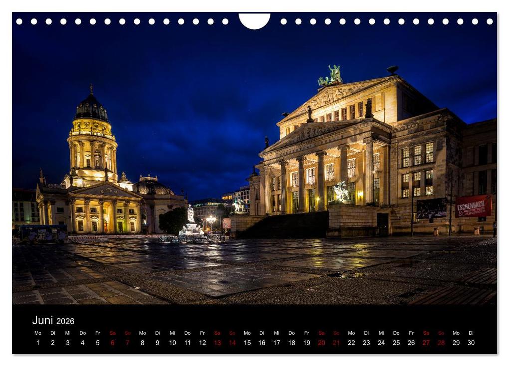 Weitere Ansicht: Eine Reise durch Berlin bei Nacht (Wandkalender 2026 DIN A4 quer), CALVENDO Monatskalender | Oliver Nowak, Calvendo