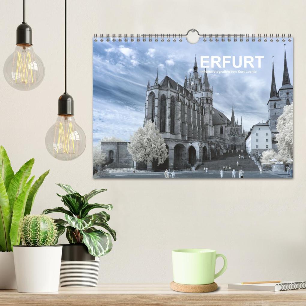 Weitere Ansicht: Erfurt - Infrarotfotografien von Kurt Lochte (Wandkalender 2026 DIN A4 quer), CALVENDO Monatskalender | Kurt Lochte, Calvendo