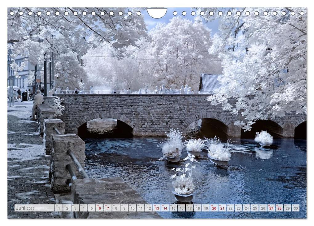 Weitere Ansicht: Erfurt - Infrarotfotografien von Kurt Lochte (Wandkalender 2026 DIN A4 quer), CALVENDO Monatskalender | Kurt Lochte, Calvendo