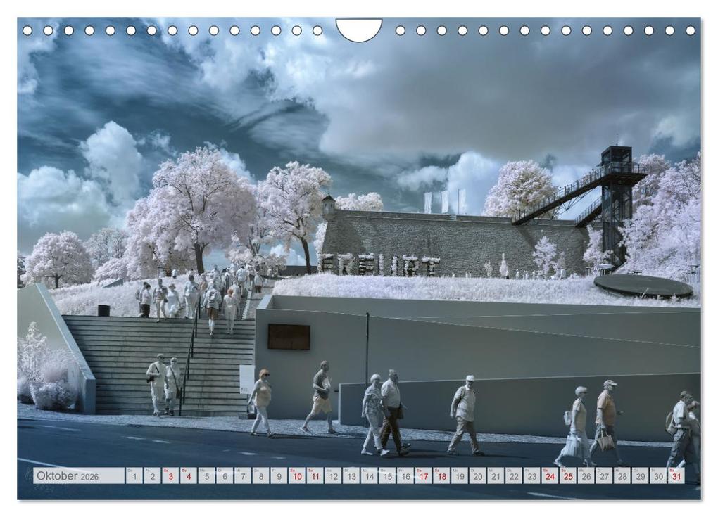 Weitere Ansicht: Erfurt - Infrarotfotografien von Kurt Lochte (Wandkalender 2026 DIN A4 quer), CALVENDO Monatskalender | Kurt Lochte, Calvendo