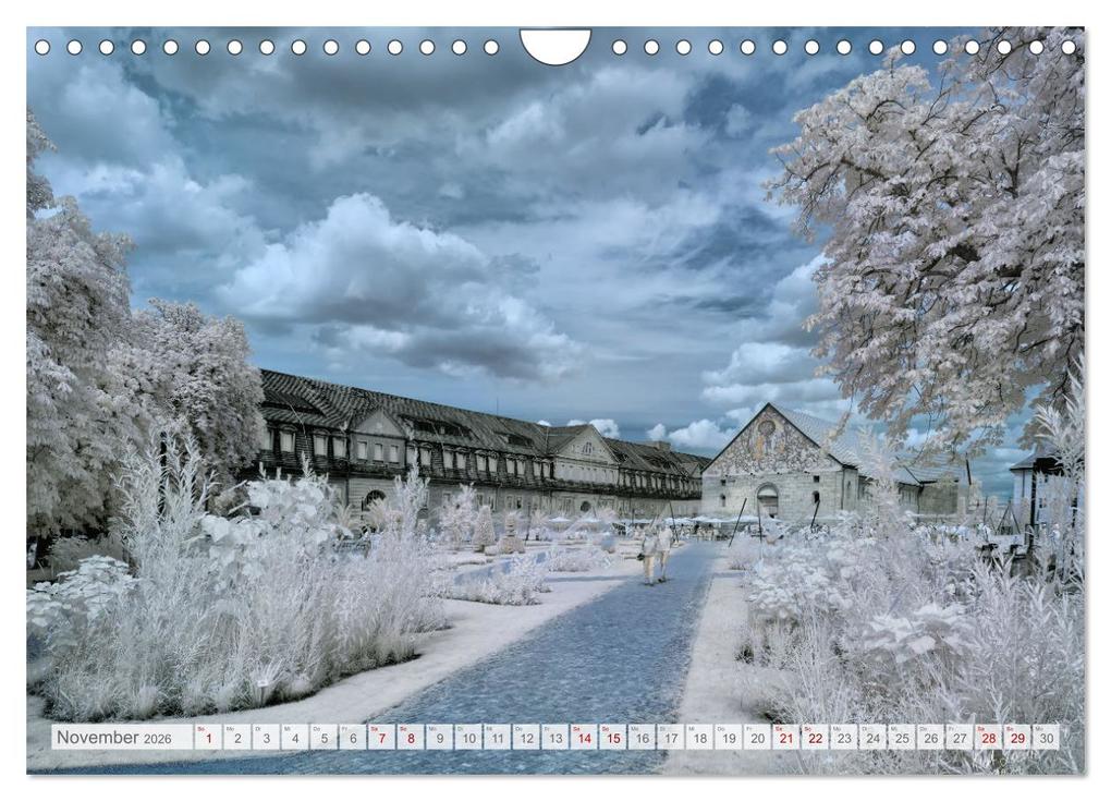 Weitere Ansicht: Erfurt - Infrarotfotografien von Kurt Lochte (Wandkalender 2026 DIN A4 quer), CALVENDO Monatskalender | Kurt Lochte, Calvendo