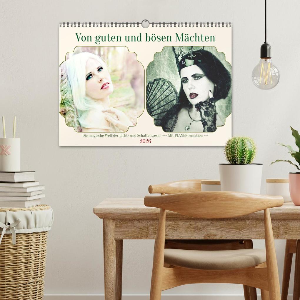 Weitere Ansicht: Von guten und bösen Mächten (Wandkalender 2026 DIN A3 quer), CALVENDO Monatskalender | Ravienne Art, Calvendo