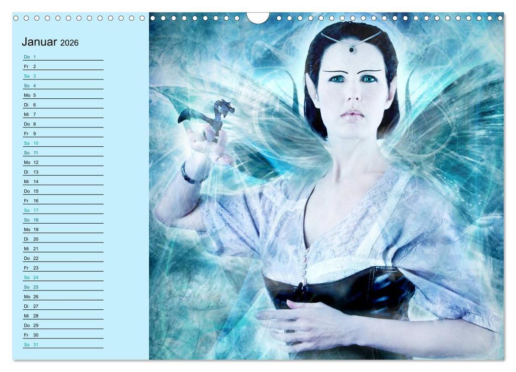 Weitere Ansicht: Von guten und bösen Mächten (Wandkalender 2026 DIN A3 quer), CALVENDO Monatskalender | Ravienne Art, Calvendo