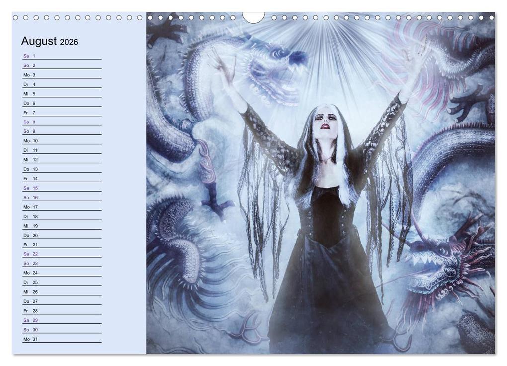 Weitere Ansicht: Von guten und bösen Mächten (Wandkalender 2026 DIN A3 quer), CALVENDO Monatskalender | Ravienne Art, Calvendo