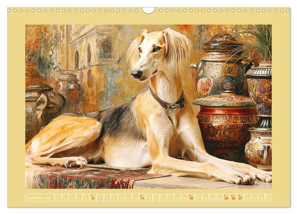Weitere Ansicht: Windhunde. Seelenflüsterer zwischen Anmut, Tempo und Stille (Wandkalender 2026 DIN A3 quer), CALVENDO Monatskalender | Calvendo, Rose Hurley