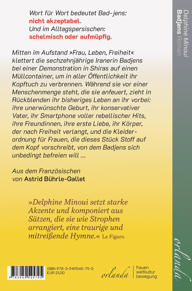 Weitere Ansicht: Badjens. Roman | Delphine Minoui