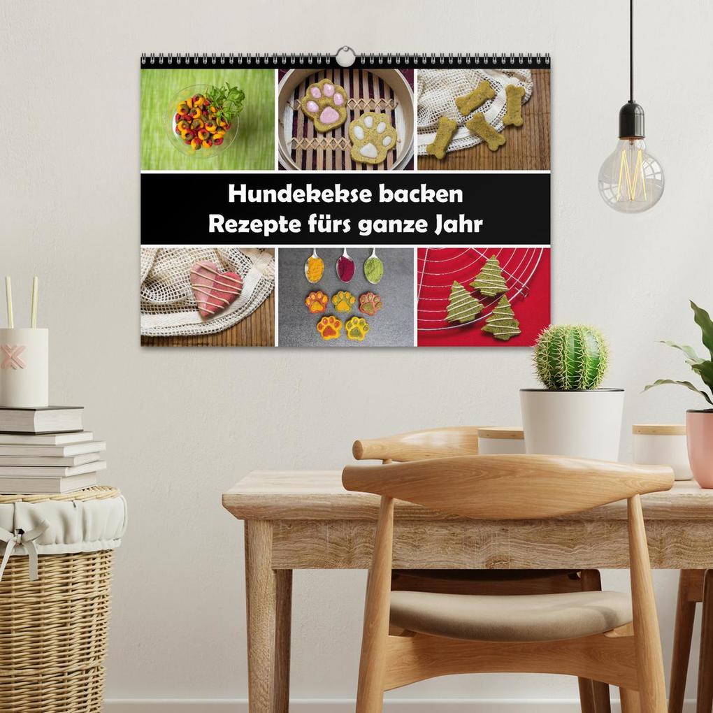 Weitere Ansicht: Hundekekse backen - Rezepte fürs ganze Jahr (Wandkalender 2026 DIN A3 quer), CALVENDO Monatskalender | Calvendo, Christina Williger
