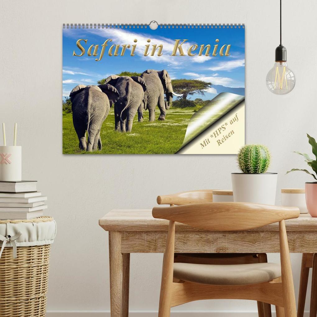 Weitere Ansicht: Safari in Kenia (Wandkalender 2026 DIN A3 quer), CALVENDO Monatskalender | Calvendo, Heinz-Peter Schwerin