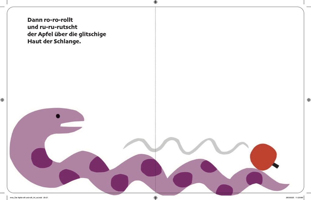 Weitere Ansicht: Der Apfel rollt und rollt | Taro Miura