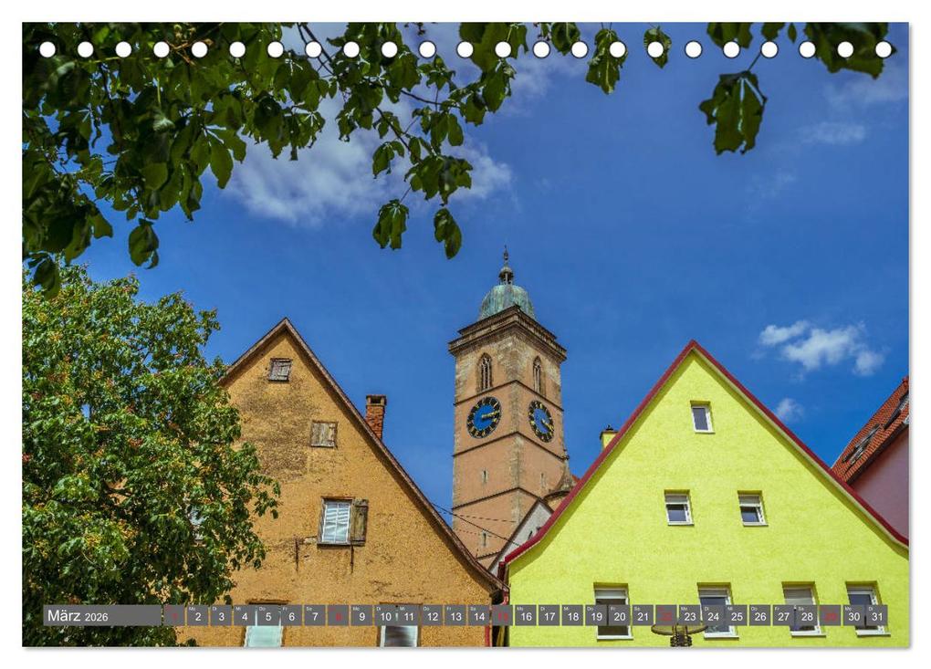 Weitere Ansicht: Historisches Nürtingen 2026 (Tischkalender 2026 DIN A5 quer), CALVENDO Monatskalender | Marc Feix, Calvendo