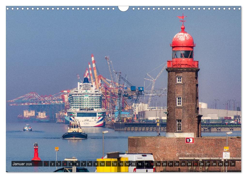Weitere Ansicht: BREMERHAVEN Maritimes in der Seestadt (Wandkalender 2026 DIN A3 quer), CALVENDO Monatskalender | Bernd Maertens, Calvendo