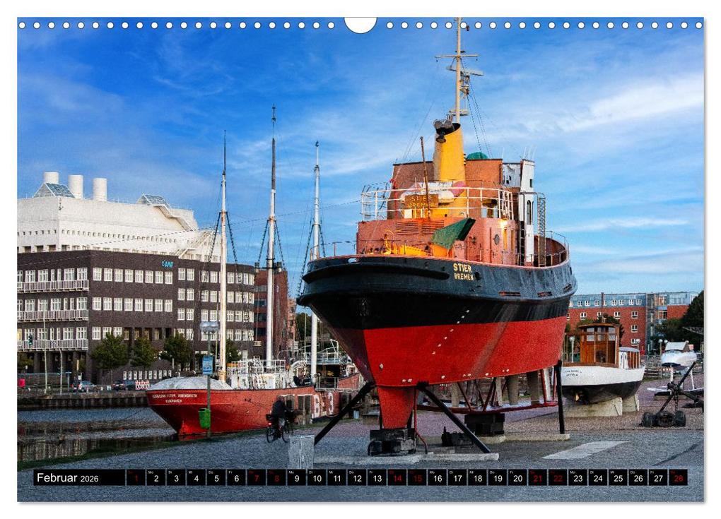 Weitere Ansicht: BREMERHAVEN Maritimes in der Seestadt (Wandkalender 2026 DIN A3 quer), CALVENDO Monatskalender | Bernd Maertens, Calvendo