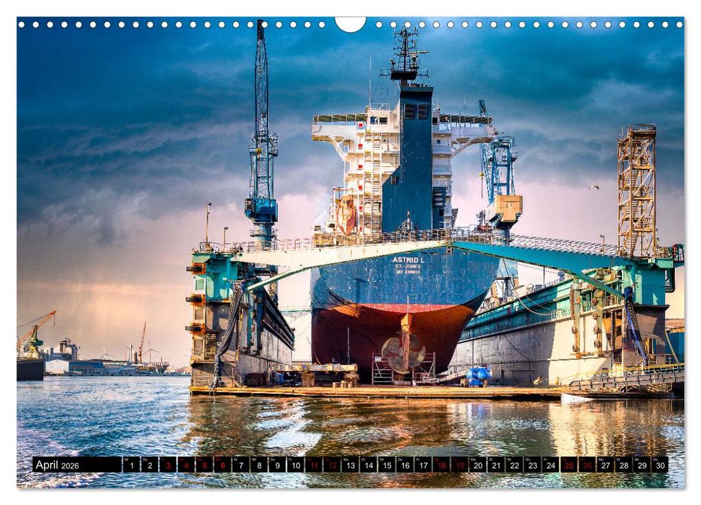 Weitere Ansicht: BREMERHAVEN Maritimes in der Seestadt (Wandkalender 2026 DIN A3 quer), CALVENDO Monatskalender | Bernd Maertens, Calvendo
