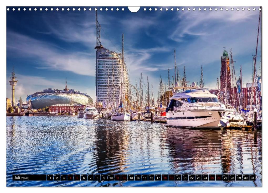 Weitere Ansicht: BREMERHAVEN Maritimes in der Seestadt (Wandkalender 2026 DIN A3 quer), CALVENDO Monatskalender | Bernd Maertens, Calvendo