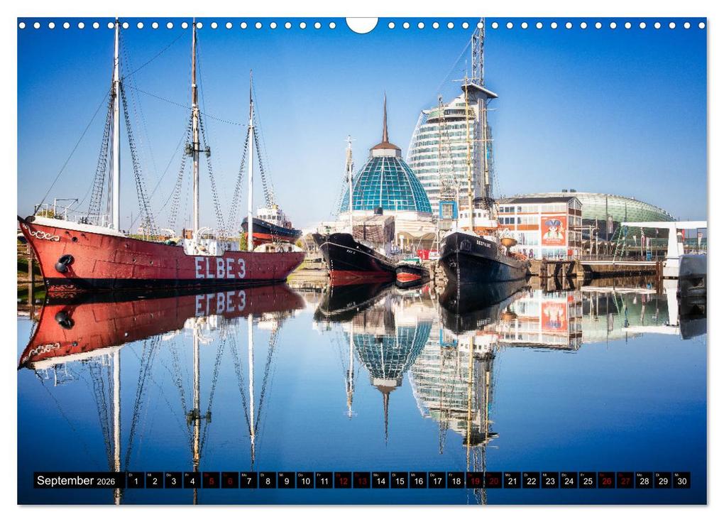 Weitere Ansicht: BREMERHAVEN Maritimes in der Seestadt (Wandkalender 2026 DIN A3 quer), CALVENDO Monatskalender | Bernd Maertens, Calvendo