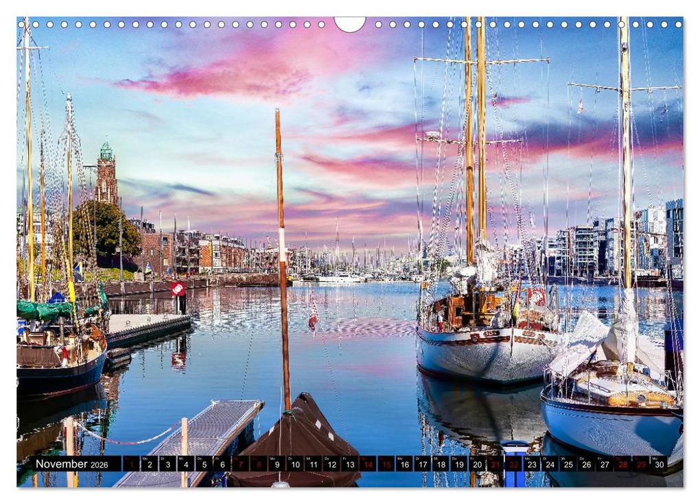 Weitere Ansicht: BREMERHAVEN Maritimes in der Seestadt (Wandkalender 2026 DIN A3 quer), CALVENDO Monatskalender | Bernd Maertens, Calvendo