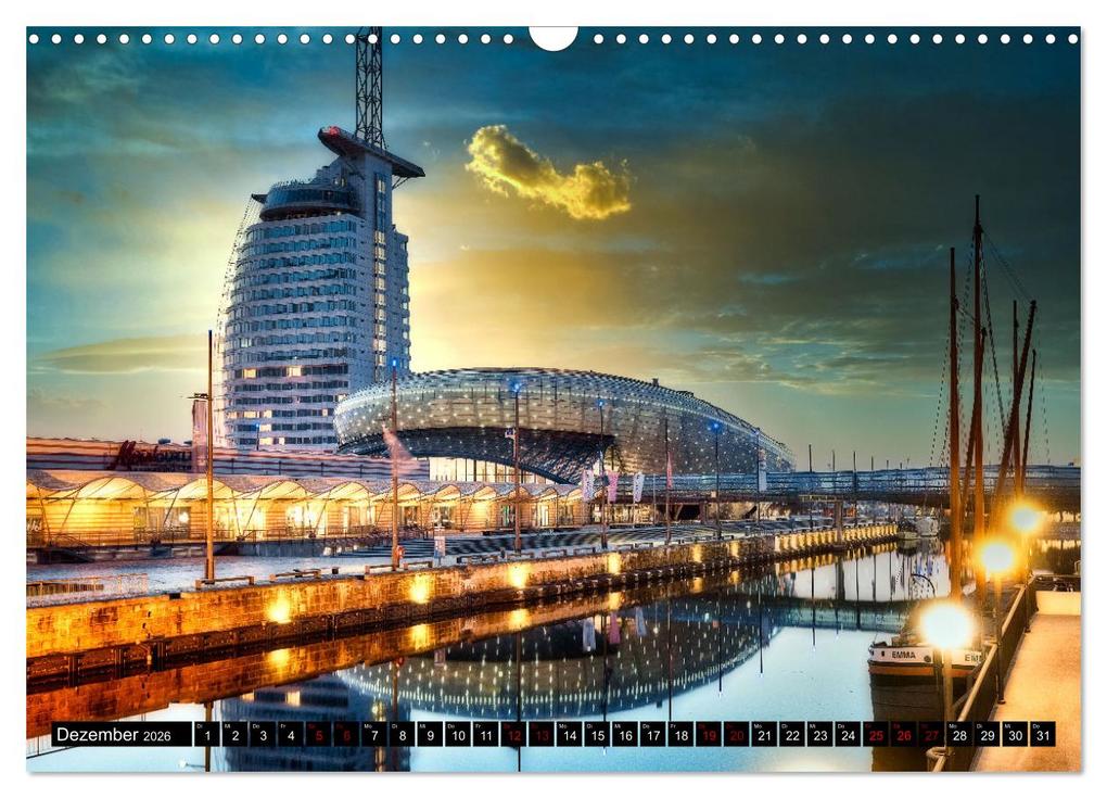 Weitere Ansicht: BREMERHAVEN Maritimes in der Seestadt (Wandkalender 2026 DIN A3 quer), CALVENDO Monatskalender | Bernd Maertens, Calvendo