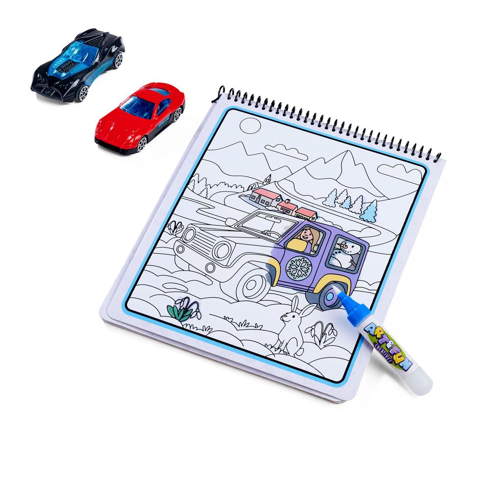 Weitere Ansicht: A&F XL Water Pen Cars Malbuch