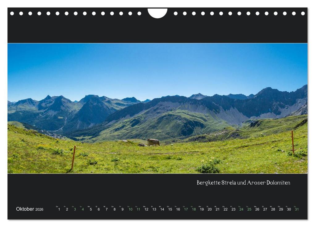 Weitere Ansicht: Arosa Panorama (Wandkalender 2026 DIN A4 quer), CALVENDO Monatskalender | Calvendo, Stefanie und Philipp Kellmann