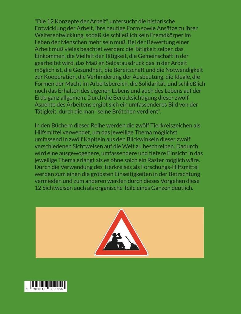 Weitere Ansicht: Die 12 Konzepte der Arbeit | Harry Eilenstein