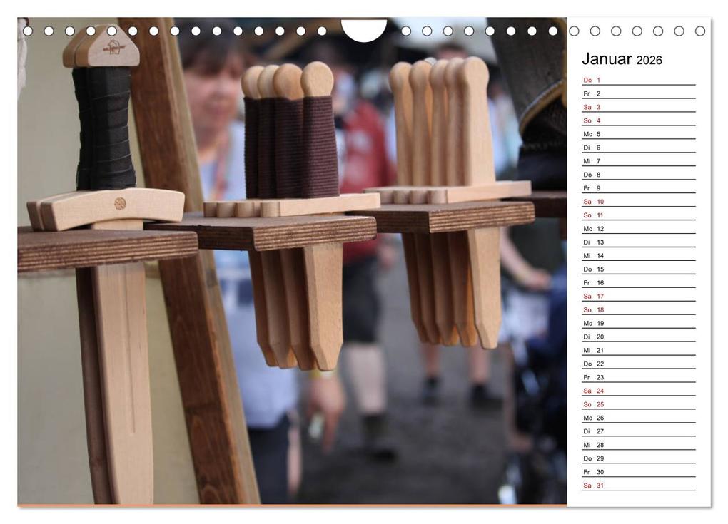 Weitere Ansicht: Mittelalter - Leben (Wandkalender 2026 DIN A4 quer), CALVENDO Monatskalender | Sophia-Saphira Wandala, Calvendo