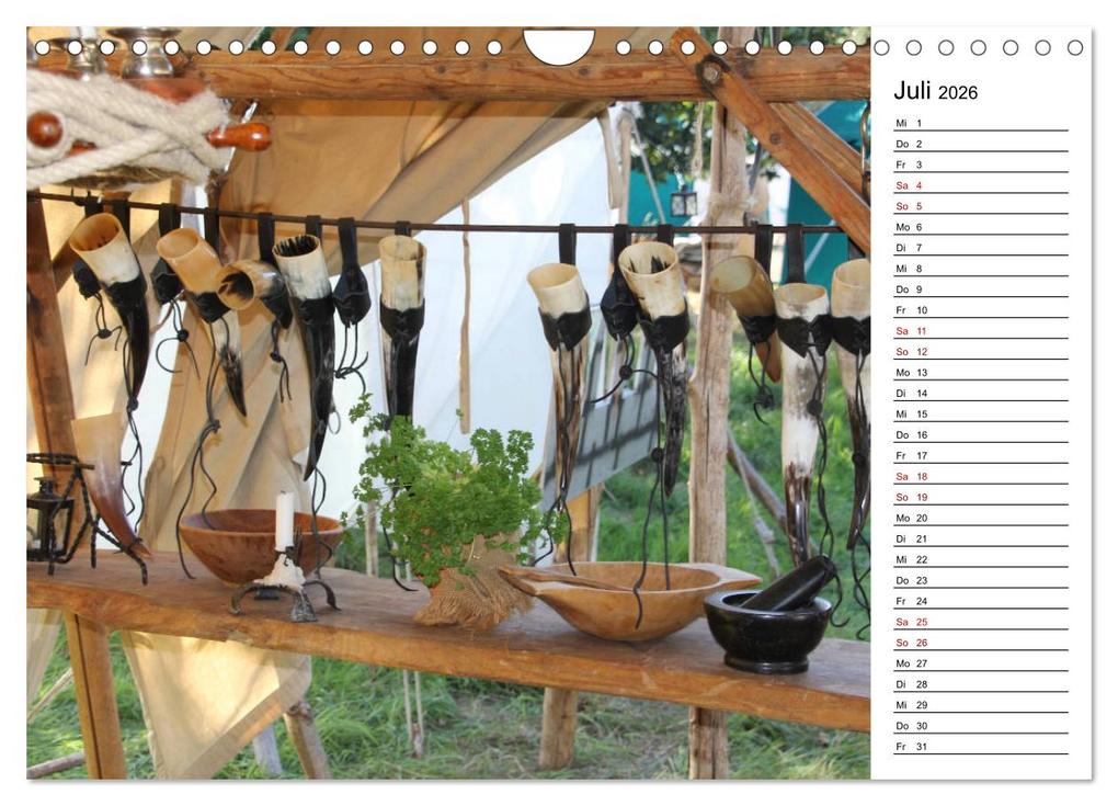 Weitere Ansicht: Mittelalter - Leben (Wandkalender 2026 DIN A4 quer), CALVENDO Monatskalender | Sophia-Saphira Wandala, Calvendo