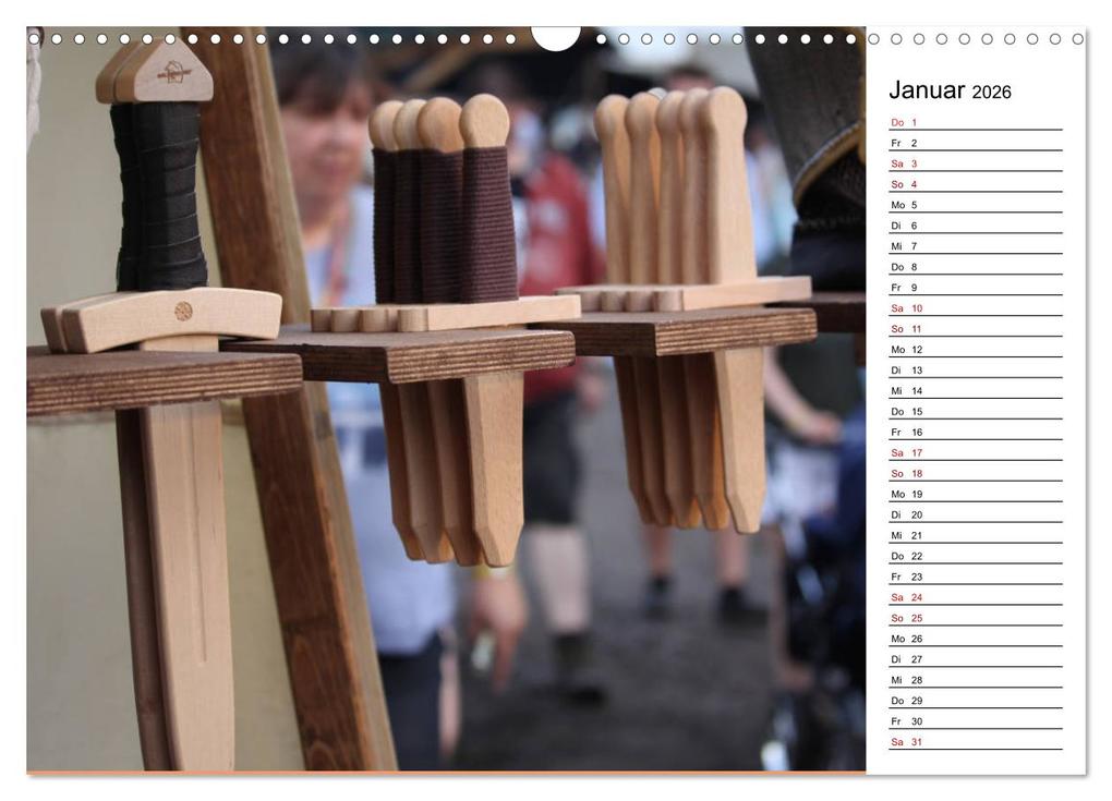 Weitere Ansicht: Mittelalter - Leben (Wandkalender 2026 DIN A3 quer), CALVENDO Monatskalender | Sophia-Saphira Wandala, Calvendo