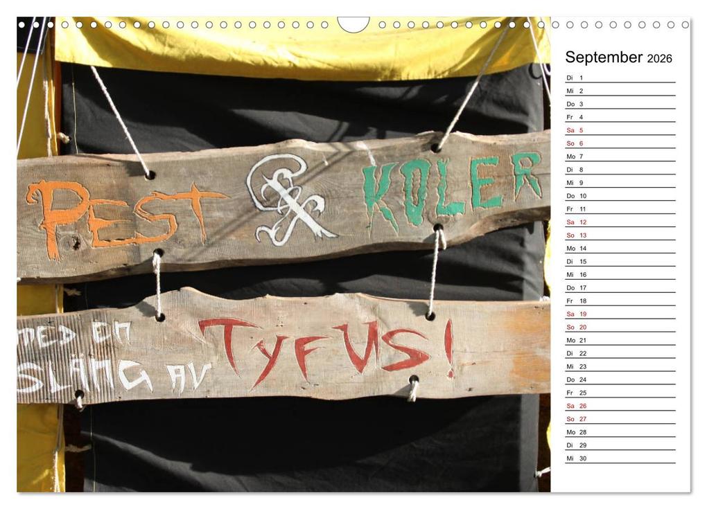 Weitere Ansicht: Mittelalter - Leben (Wandkalender 2026 DIN A3 quer), CALVENDO Monatskalender | Sophia-Saphira Wandala, Calvendo