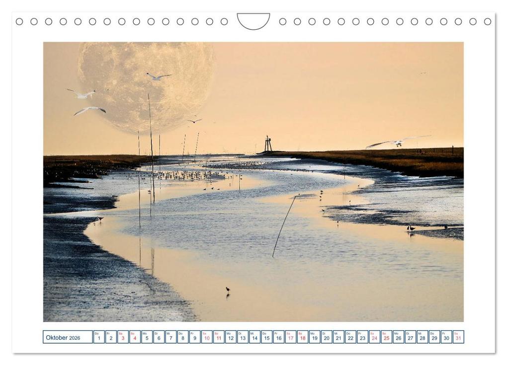 Weitere Ansicht: MoonMania (Wandkalender 2026 DIN A4 quer), CALVENDO Monatskalender | Calvendo, Ola Feix