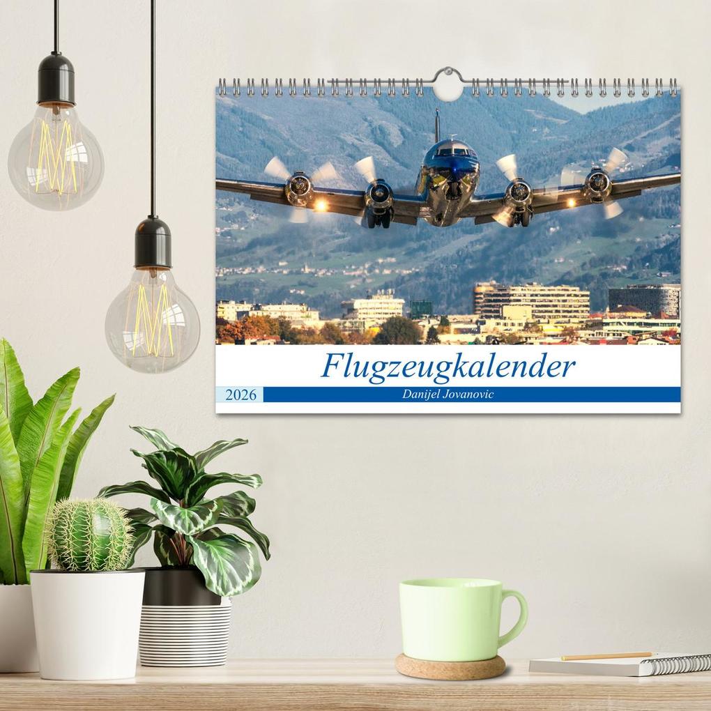 Weitere Ansicht: Flugzeugkalender (Wandkalender 2026 DIN A4 quer), CALVENDO Monatskalender | Calvendo, Danijel Jovanovic
