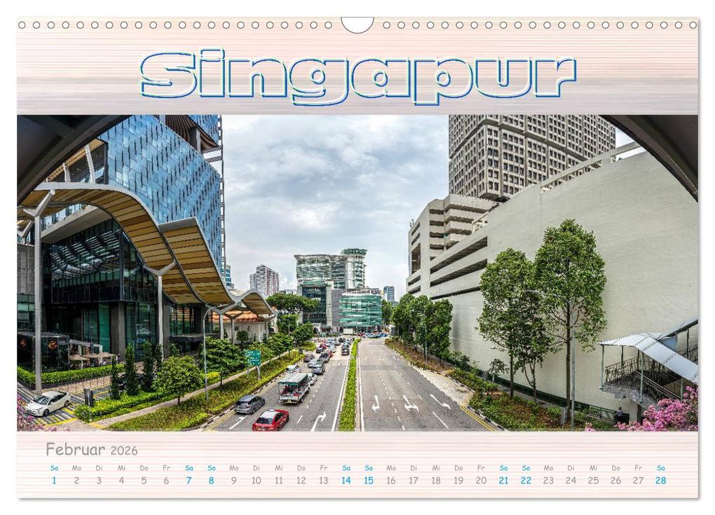 Weitere Ansicht: Singapur als Panorama (Wandkalender 2026 DIN A3 quer), CALVENDO Monatskalender | Calvendo, Dieter Gödecke