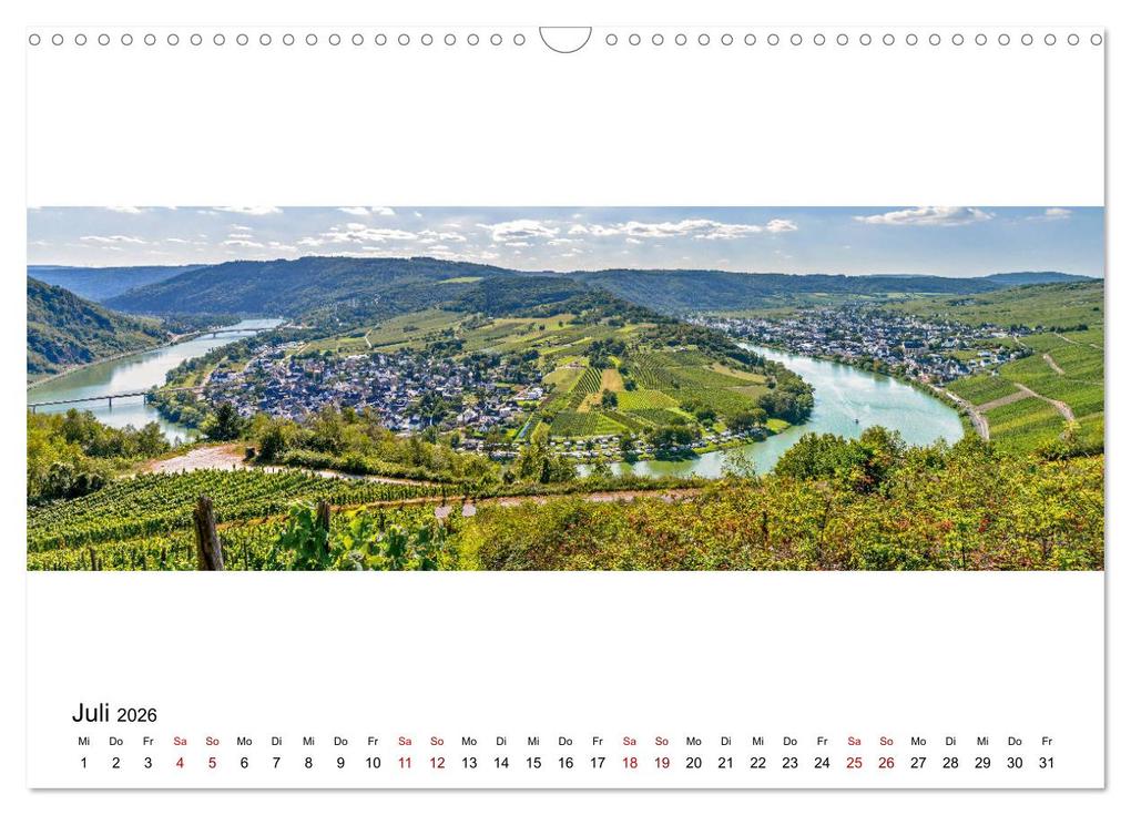 Weitere Ansicht: Mosel im Panorama (Wandkalender 2026 DIN A3 quer), CALVENDO Monatskalender | Calvendo, Jürgen Feuerer