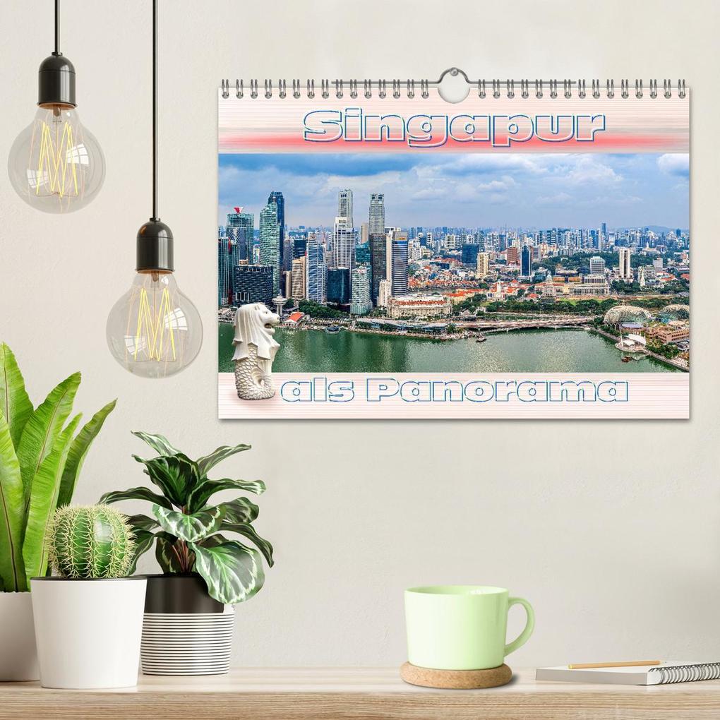 Weitere Ansicht: Singapur als Panorama (Wandkalender 2026 DIN A4 quer), CALVENDO Monatskalender | Calvendo, Dieter Gödecke
