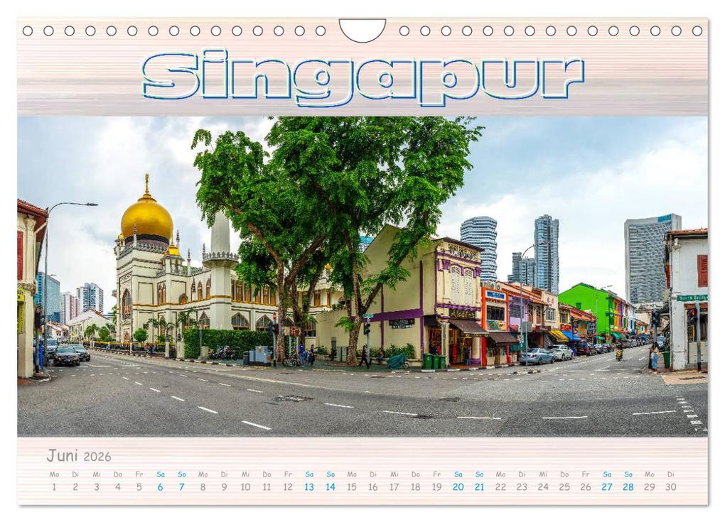 Weitere Ansicht: Singapur als Panorama (Wandkalender 2026 DIN A4 quer), CALVENDO Monatskalender | Calvendo, Dieter Gödecke