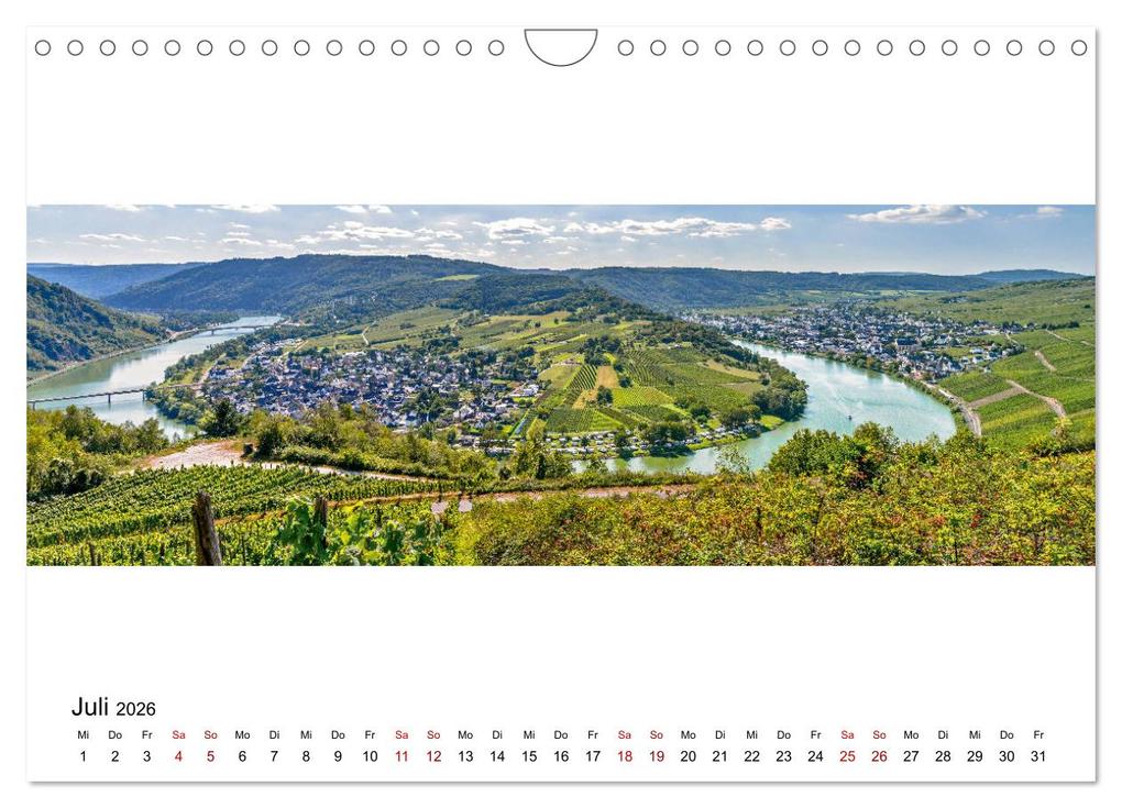 Weitere Ansicht: Mosel im Panorama (Wandkalender 2026 DIN A4 quer), CALVENDO Monatskalender | Calvendo, Jürgen Feuerer
