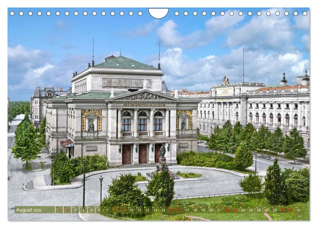 Weitere Ansicht: Leipzig zur Kaiserzeit in Farbe (Wandkalender 2026 DIN A4 quer), CALVENDO Monatskalender | André Tetsch, Calvendo