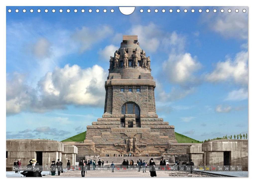 Weitere Ansicht: Leipzig zur Kaiserzeit in Farbe (Wandkalender 2026 DIN A4 quer), CALVENDO Monatskalender | André Tetsch, Calvendo