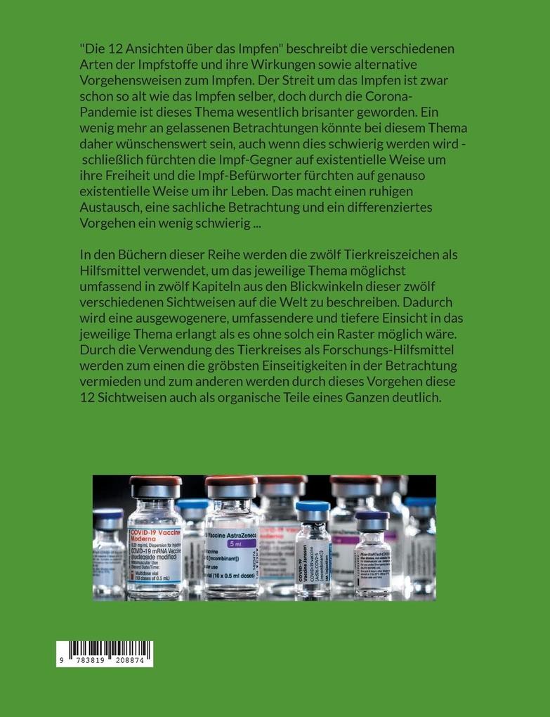 Weitere Ansicht: Die 12 Ansichten über das Impfen | Harry Eilenstein