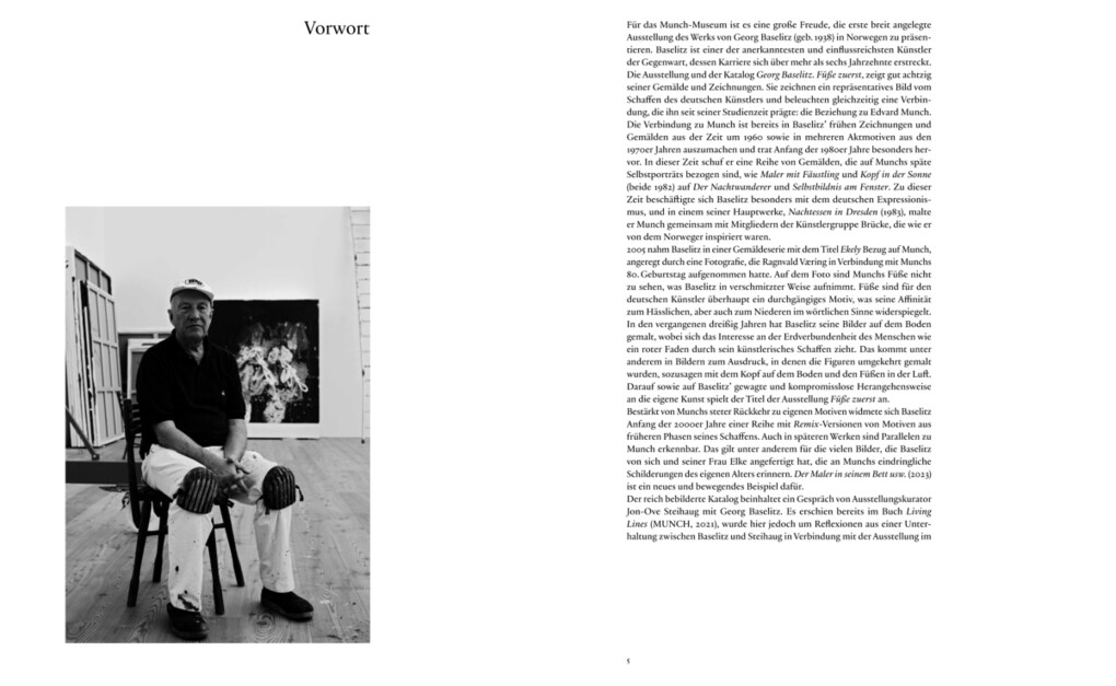 Weitere Ansicht: Georg Baselitz. Füße zuerst