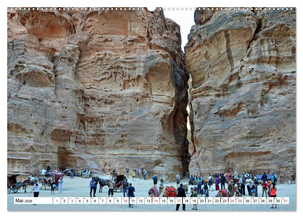 Weitere Ansicht: JORDANIEN, Faszination Nahost (Wandkalender 2026 DIN A2 quer), CALVENDO Monatskalender | Calvendo, Ulrich Senff