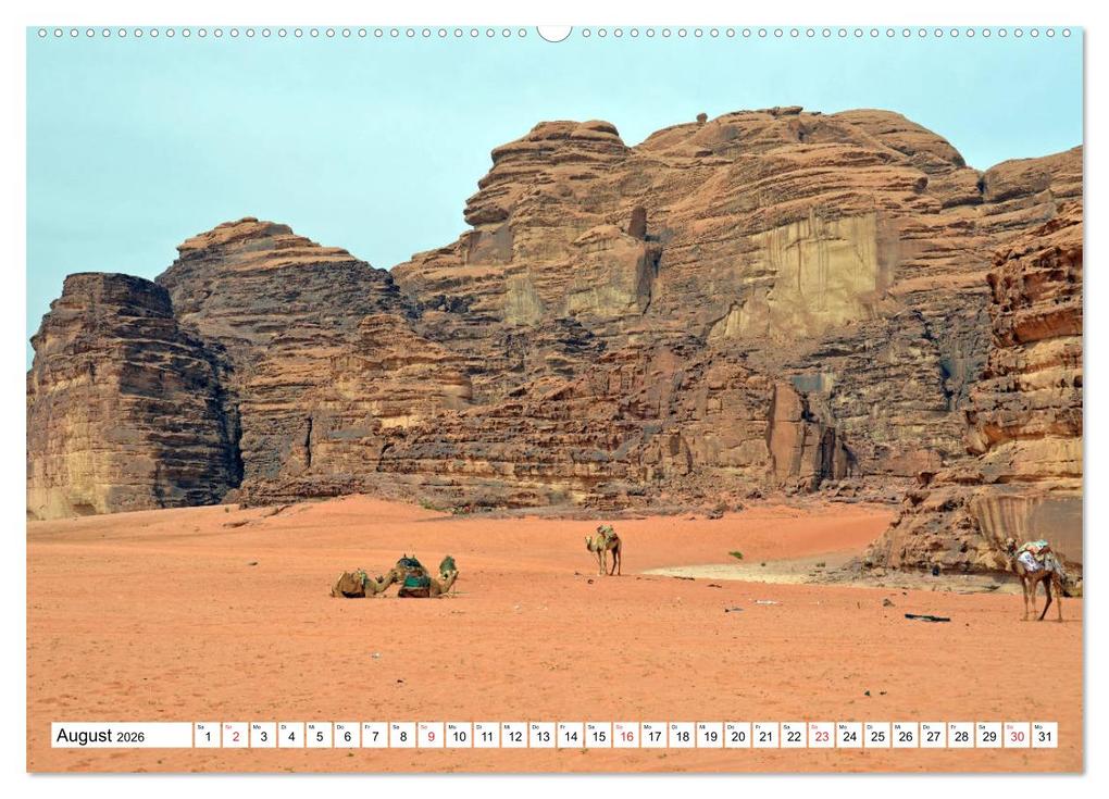 Weitere Ansicht: JORDANIEN, Faszination Nahost (Wandkalender 2026 DIN A2 quer), CALVENDO Monatskalender | Calvendo, Ulrich Senff