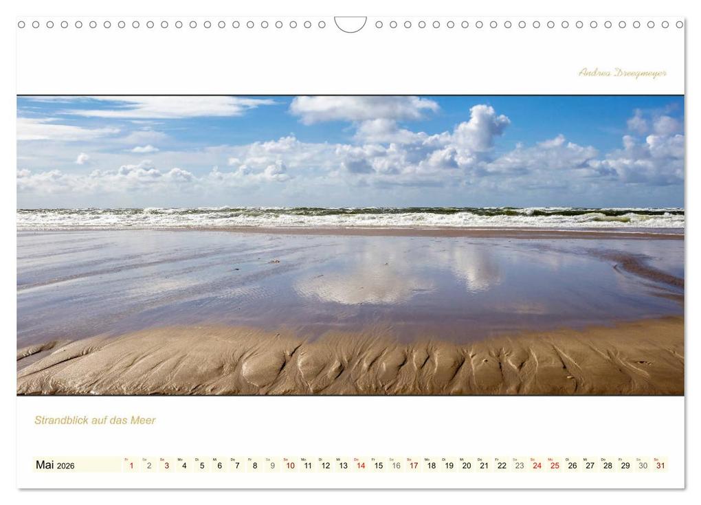 Weitere Ansicht: LANGEOOG PANORAMA (Wandkalender 2026 DIN A3 quer), CALVENDO Monatskalender | Andrea Dreegmeyer, Calvendo