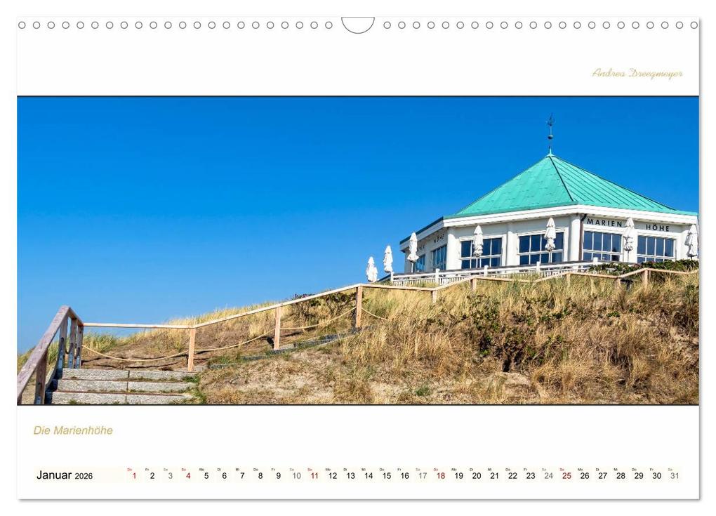 Weitere Ansicht: NORDERNEY PANORAMA (Wandkalender 2026 DIN A3 quer), CALVENDO Monatskalender | Andrea Dreegmeyer, Calvendo
